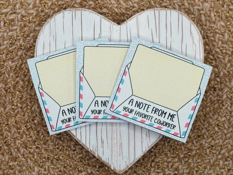 A Note From Me Your Favorite Coworker Sticky Notes, Cute Sticky Notes, Office Memo Pad, Fun Notepad, Teacher Sticky Notes, Office Stationery image 5