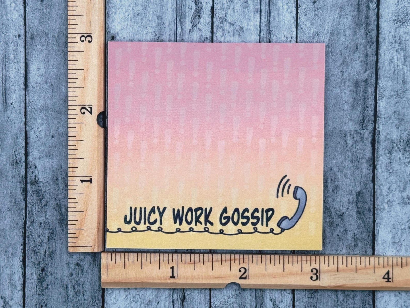 Juicy Work Gossip Sticky Notes, Funny Memo Pad, Cute Notepad ...