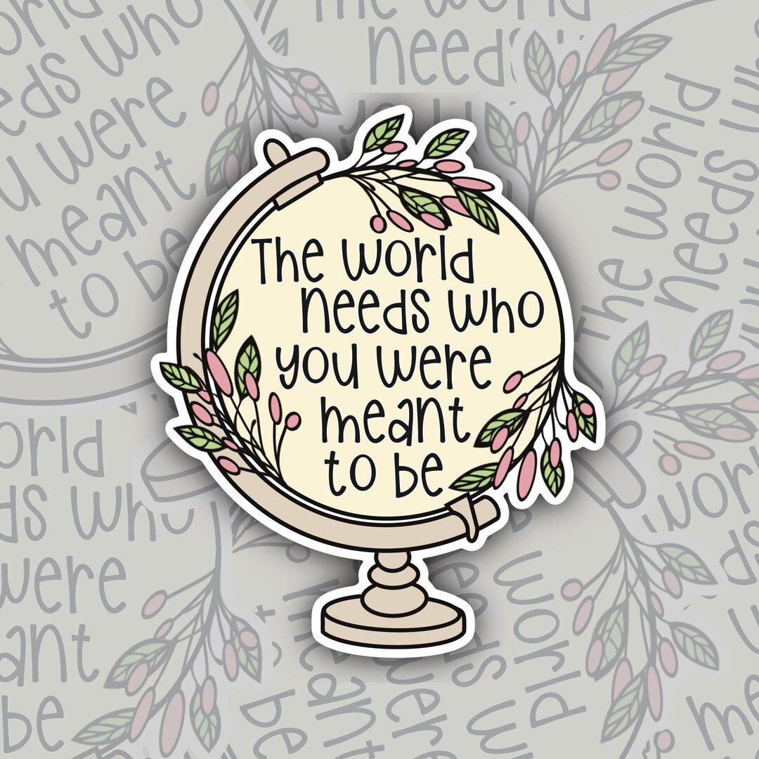 The World Needs Sticker, Mental Health Sticker, Suicide Prevention ...