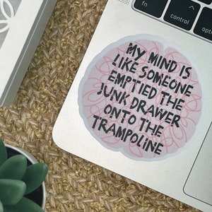 My Mind is Like Someone Emptied the Junk Drawer Onto the Trampoline