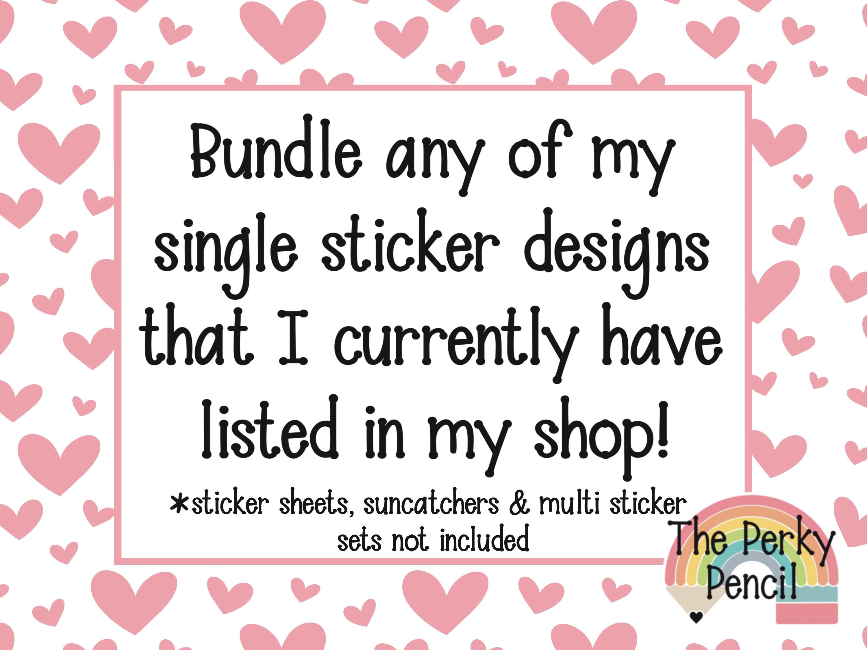 Choose Any 10 Single Stickers, Pick Your Own, Choose Your Own, Sticker ...
