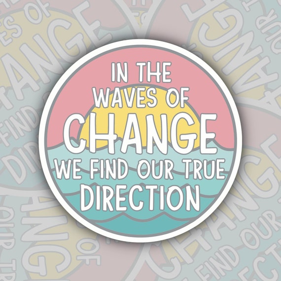 I am Change Positive Stickers
