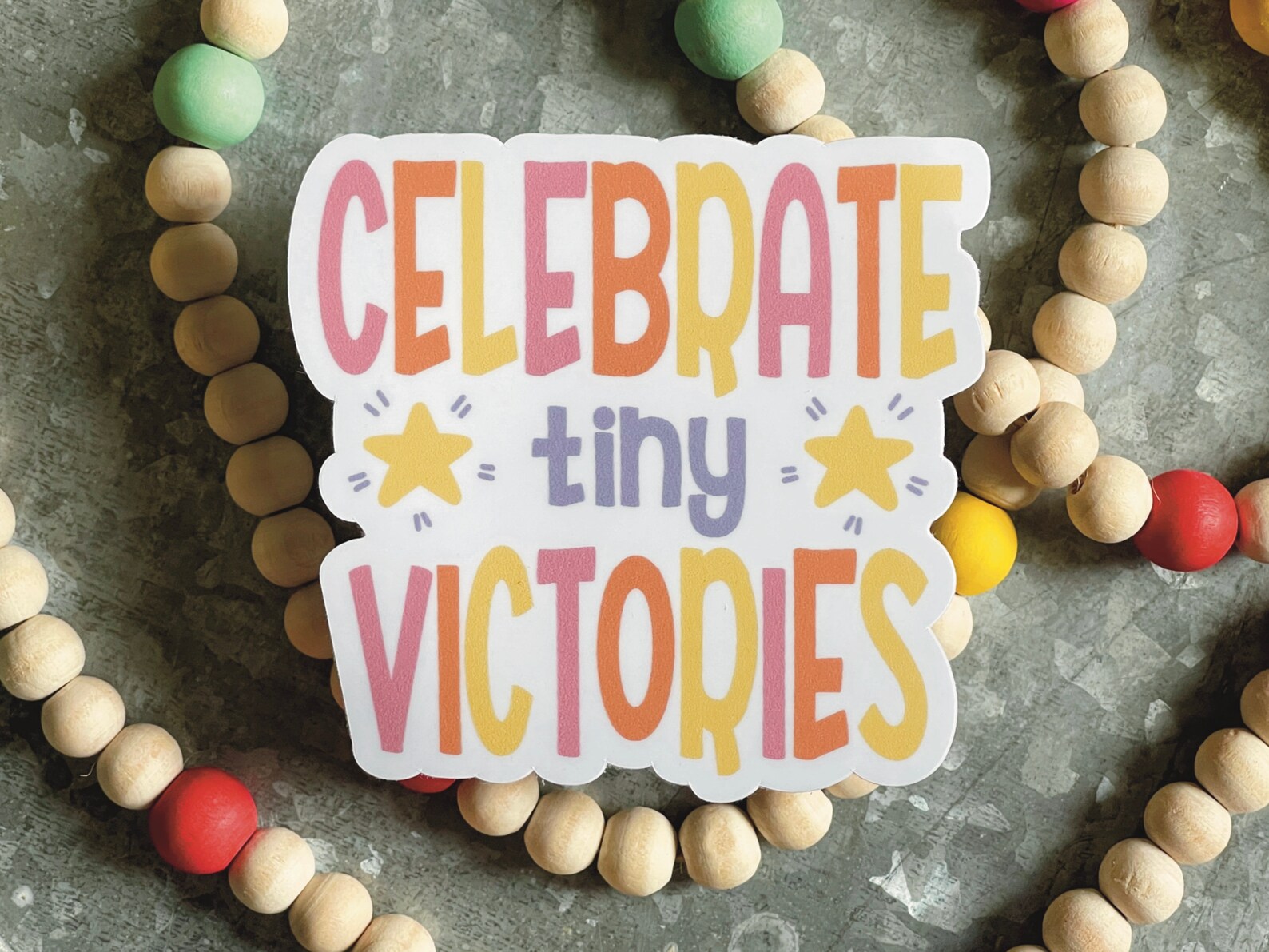 Celebrate Tiny Victories Sticker Positivity Sticker Keep - Etsy