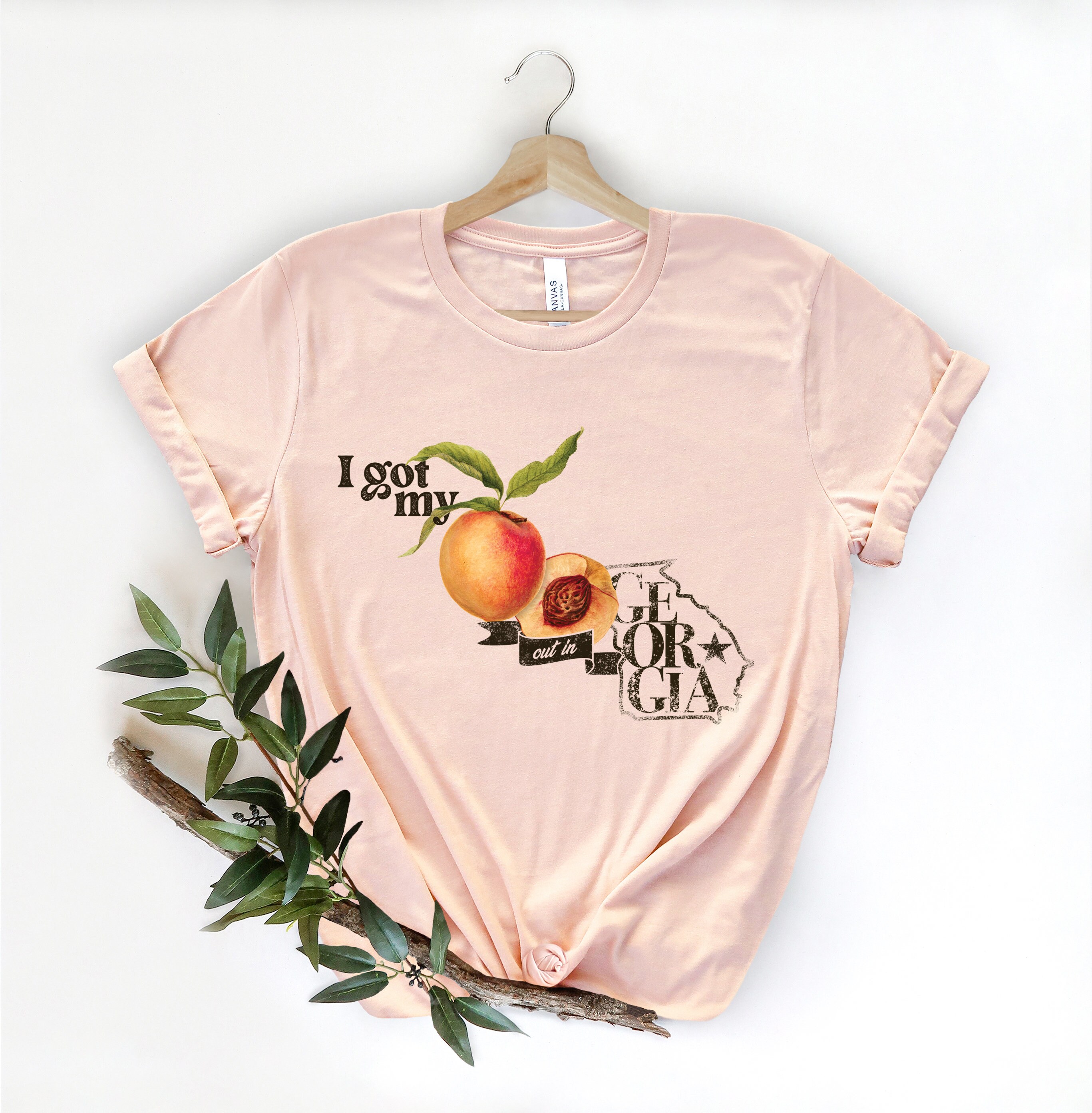 I got my peaches out in Justin Shirt Shirt Etsy