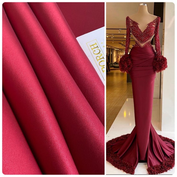 burgundy dress fabric Burgundy Love And Legacy Draped Dress main image 1