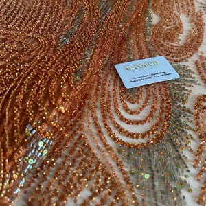 Luxury Bridal,Haute couture Beaded Embroidery lace, Floral lace, Unique Embroidered Lace for bridals,weddings,reception dress SOLD PER YARD