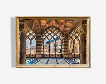 Amalfi Coast Cathedral Art Print: Italy Travel Poster (Digital Download)