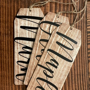 Personalized Christmas Stocking Name Tags / Custom Stocking Tag / Personalized Gift Tag / Christmas Gift