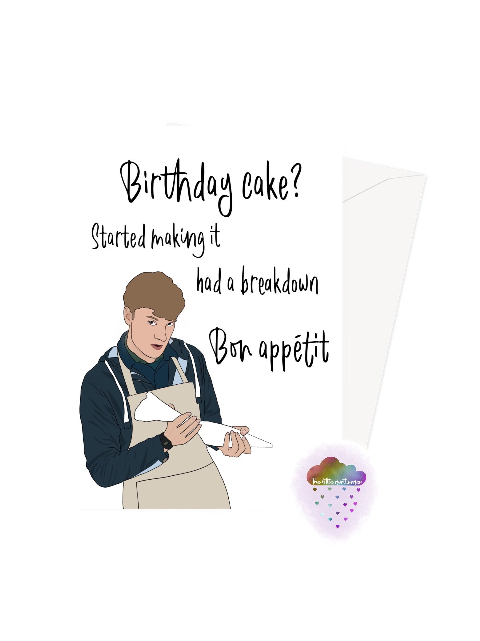 Happy Birthday Card James Acaster Great British Bake off Bon - Etsy Happy Birthday Card James Acaster Great British Bake off Bon - Etsy