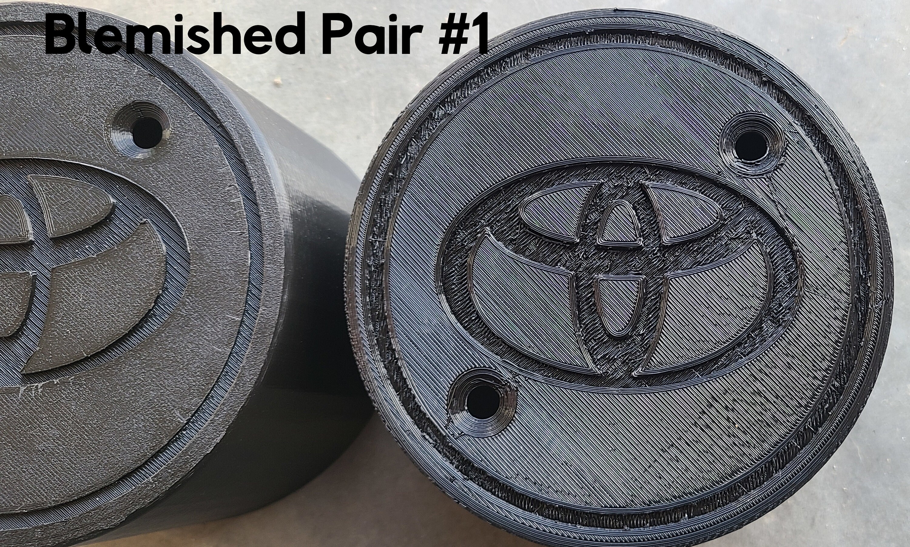 Toyota Dually Custom 3d Printed Hubcaps for Full Floating Dual Rear
