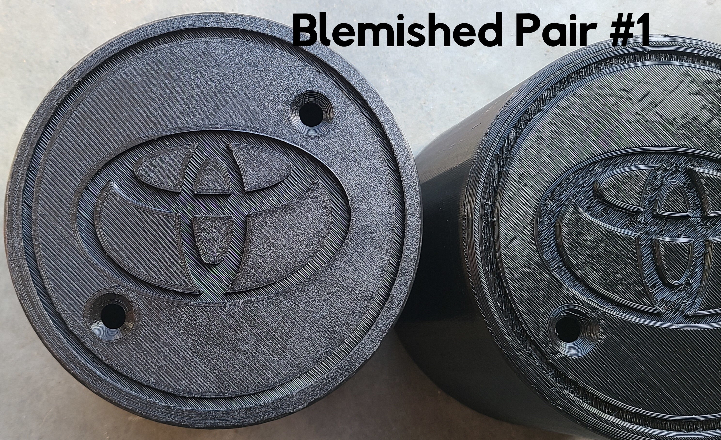 Toyota Dually Custom 3d Printed Hubcaps for Full Floating Dual Rear