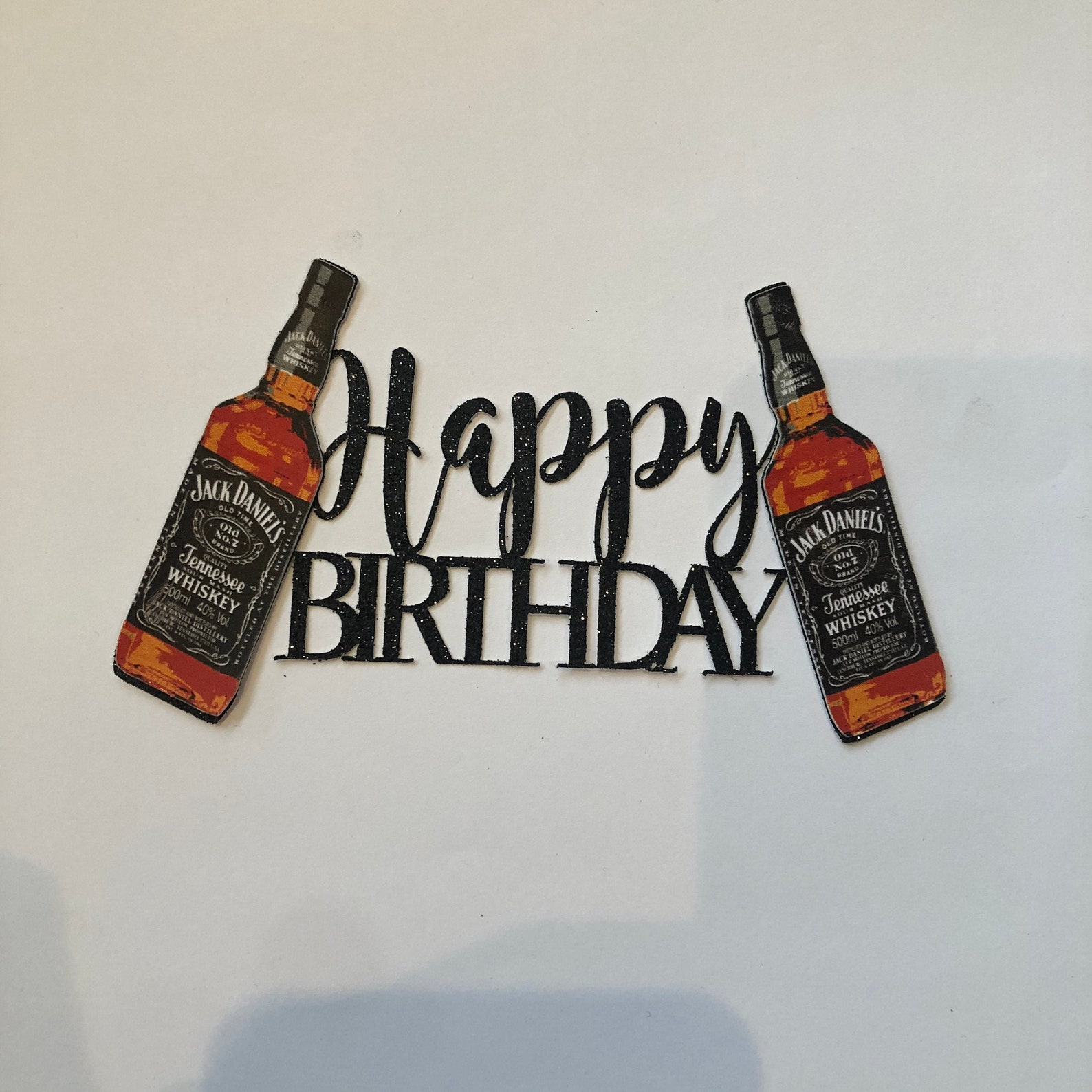 Jack Daniels Pastel Personalizado Topper Personalizar NOMBRE Etsy