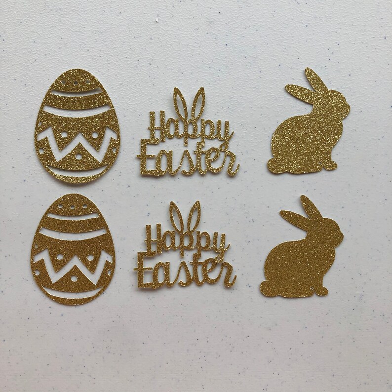 Pack of 6 Easter Cupcake Toppers