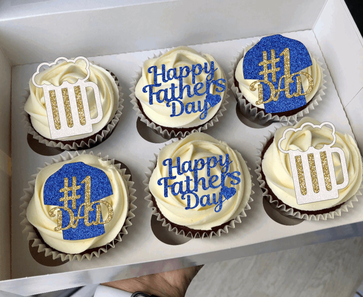 Shop Papa Cupcake Picks: Father's Day & Grandpa Cupcake Picks – Sprinkle  Bee Sweet