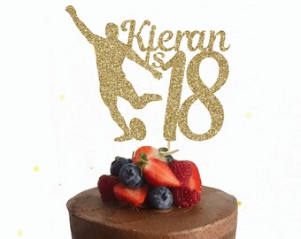 Personalised Rugby Pitch Birthday Cake/Cupcake Toppers Decorated On Rice Paper Personalised Rugby Pitch Birthday Cake/Cupcake Toppers Decorated On Rice Paper