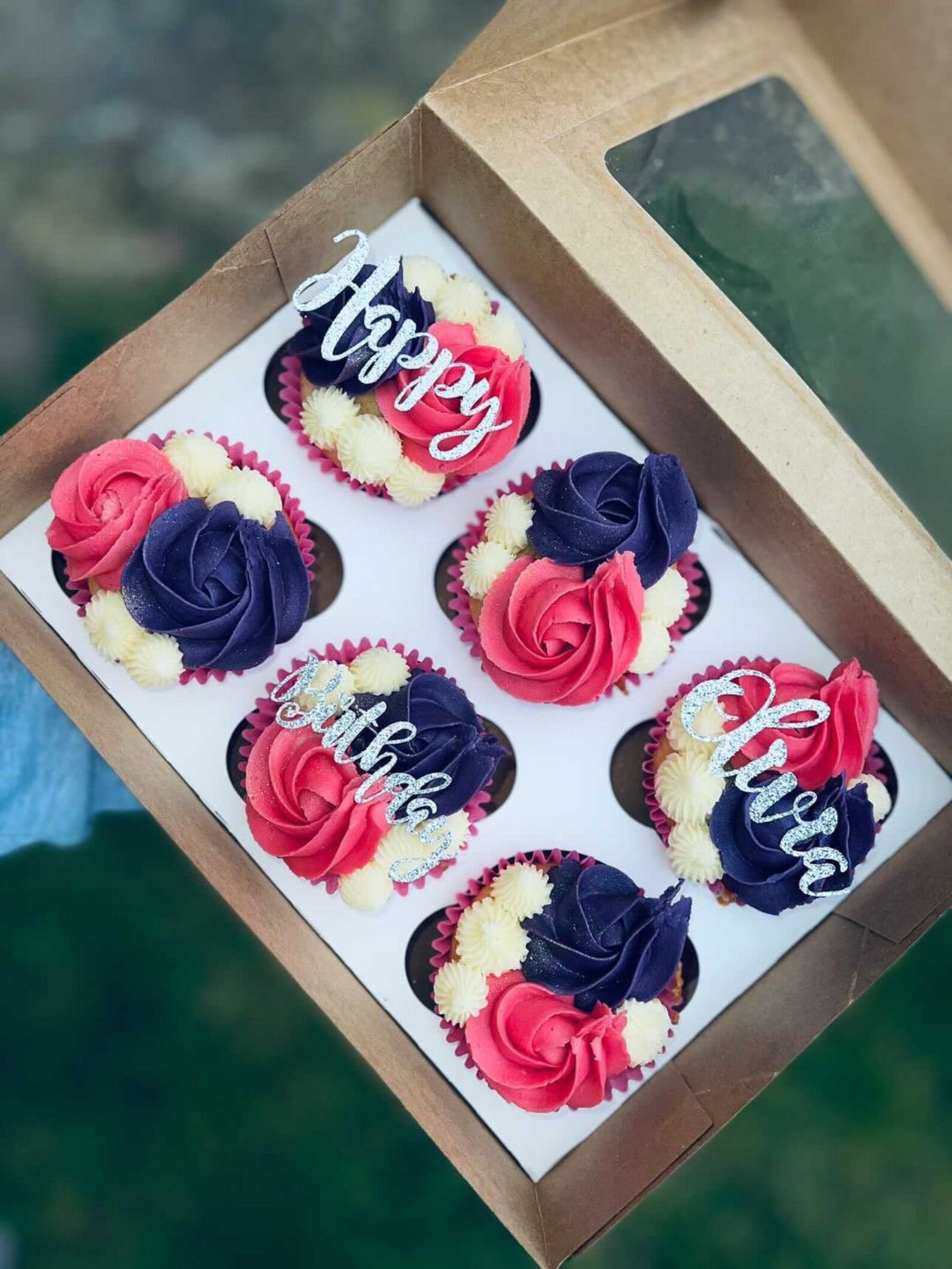 Personalised Cupcake Topper Etsy UK