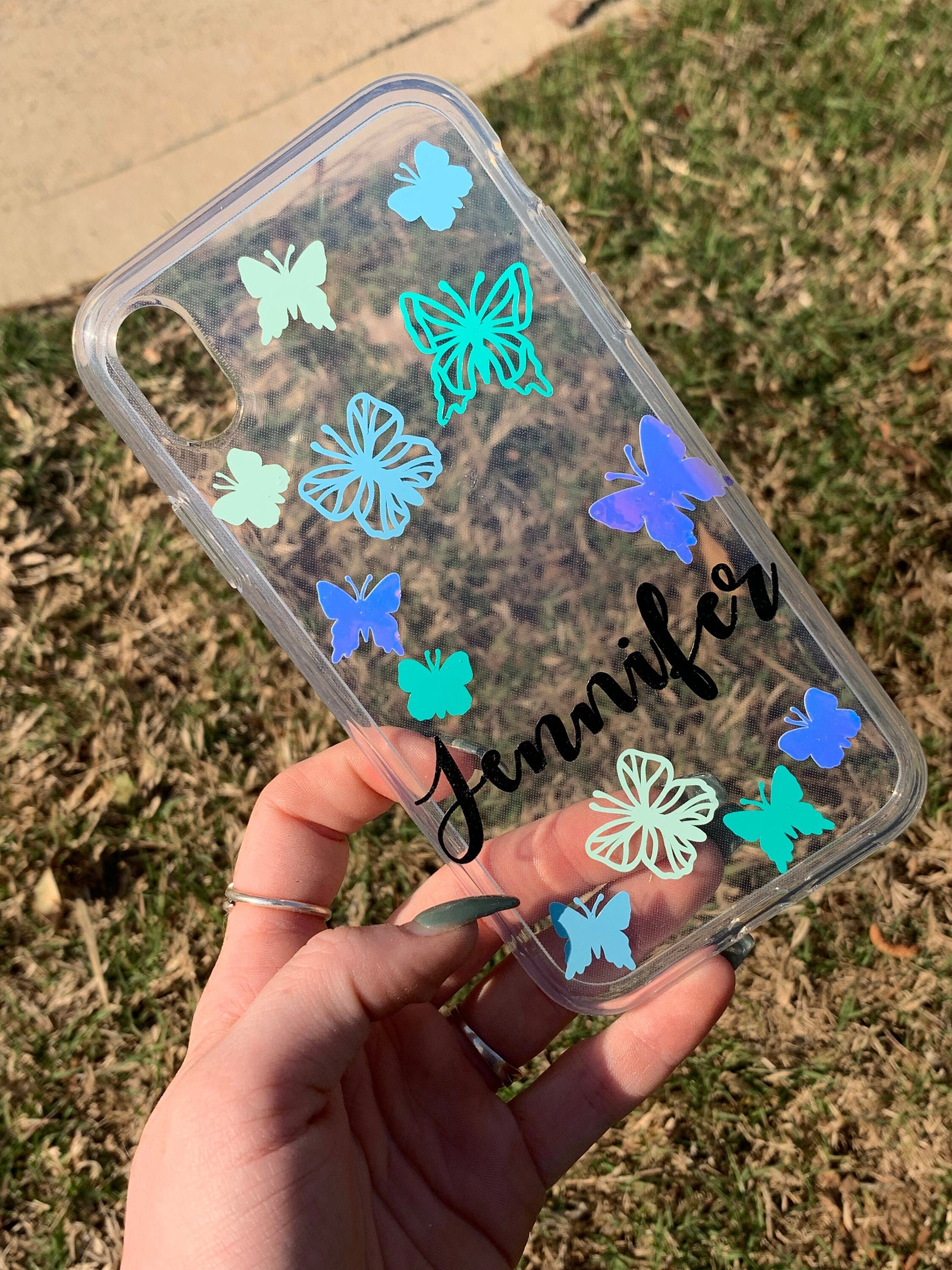 Custom Butterfly Phone Case Etsy