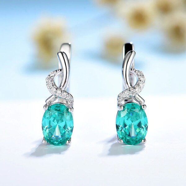 Olivenorma Heart Shape Paraiba Tourmaline Exquisite Ring