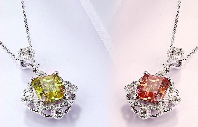 Zultanite Color Change 925 Sterling Silver Women's Pendant Marquise 20