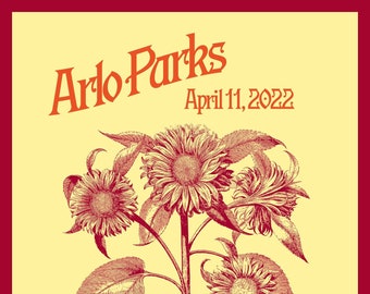 Official Arlo Parks ACL Poster LIMITED EDITION