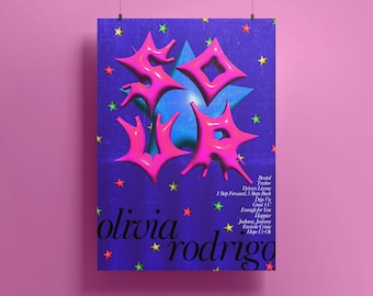 Olivia Rodrigo 'Sour' A4 Poster Print
