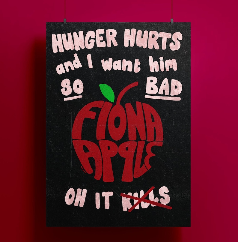 Fiona Apple 'paper Bag' A4 Poster Print Etsy