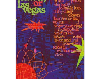 Cocteau Twins – 'Heaven or Las Vegas' A4 Print