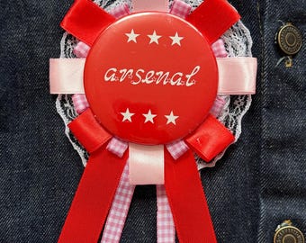 Handmade Arsenal FC Rosette