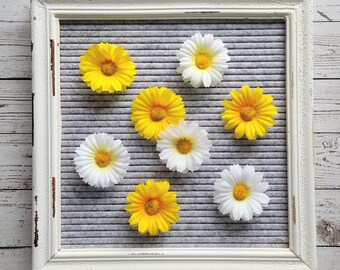 Letter Board Flower Icons | Daisy Flowers, Summer Daisies, Wildflowers | Letterboard Accessories, Embellishments, Decorations, Ornaments