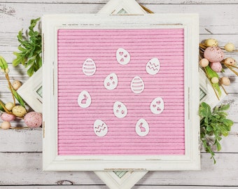 Easter Egg Letter Board Icons | Set of 10 | Spring Letterboard Icons & Accessories, Embellishments, Ornaments, Decorations, Decor