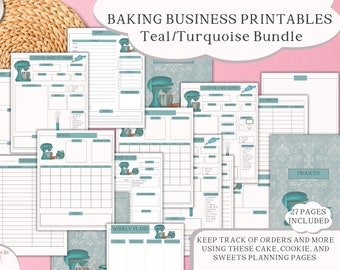 Baking Business Planner Printable Bundle