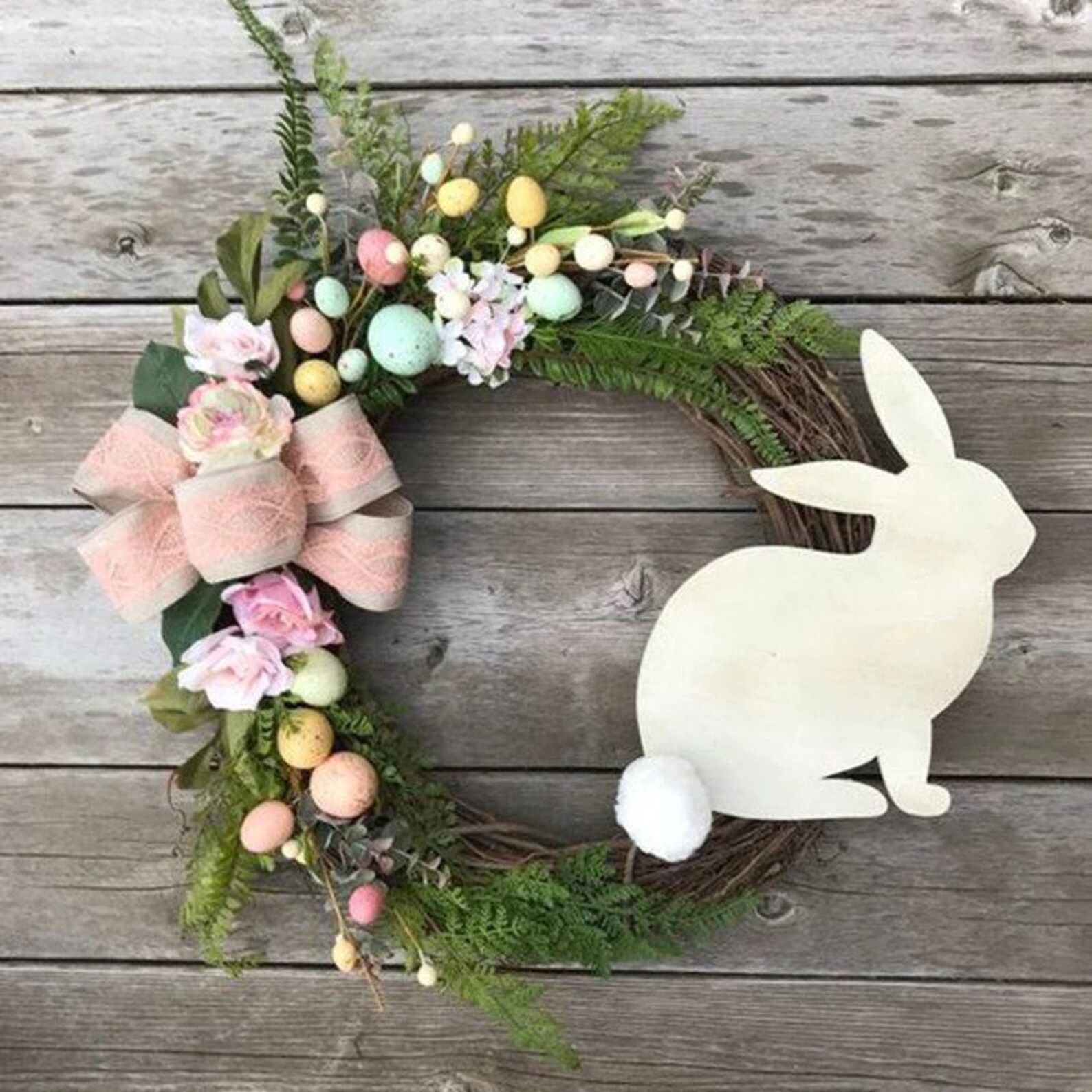 1030cm Easter Decoration For Home Natural Wreath Rattan Etsy