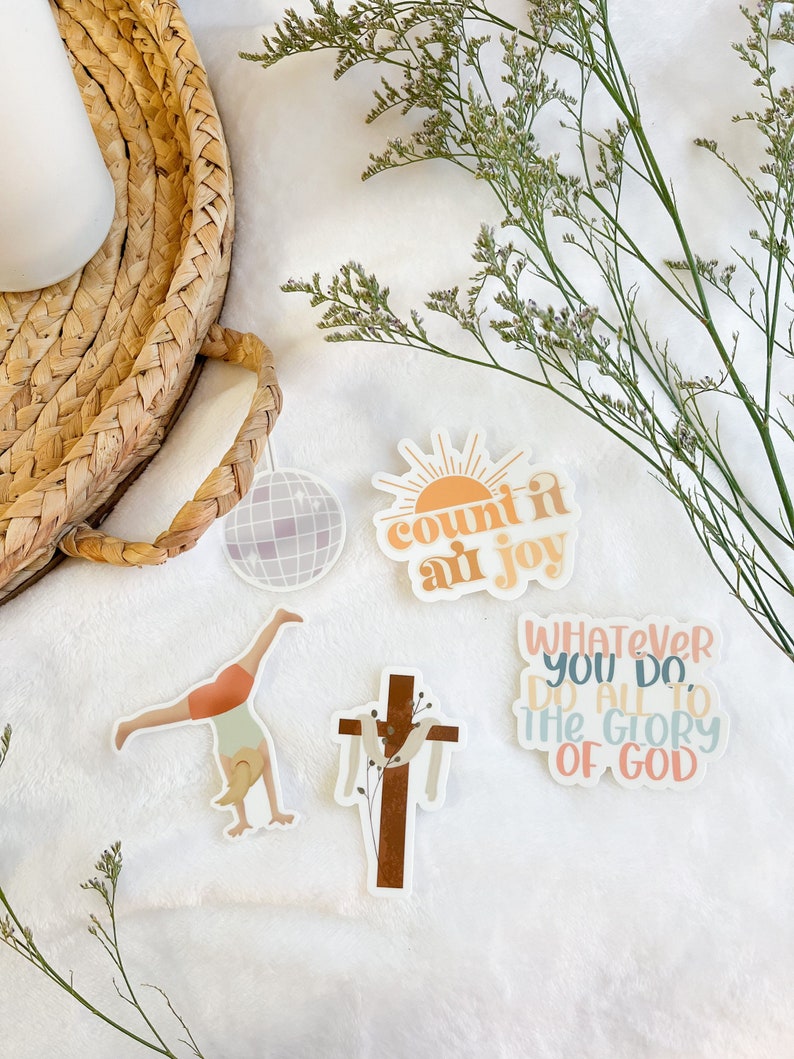 Surprise Sticker Bundle - neutral stickers, trendy stickers, Christian stickers, Jesus stickers, sticker bundle 