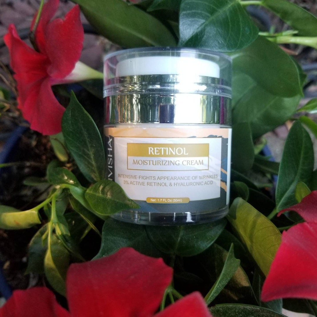 Retinol Moisturizing cream & Hyaluronic acid fights wrinkles Etsy.de