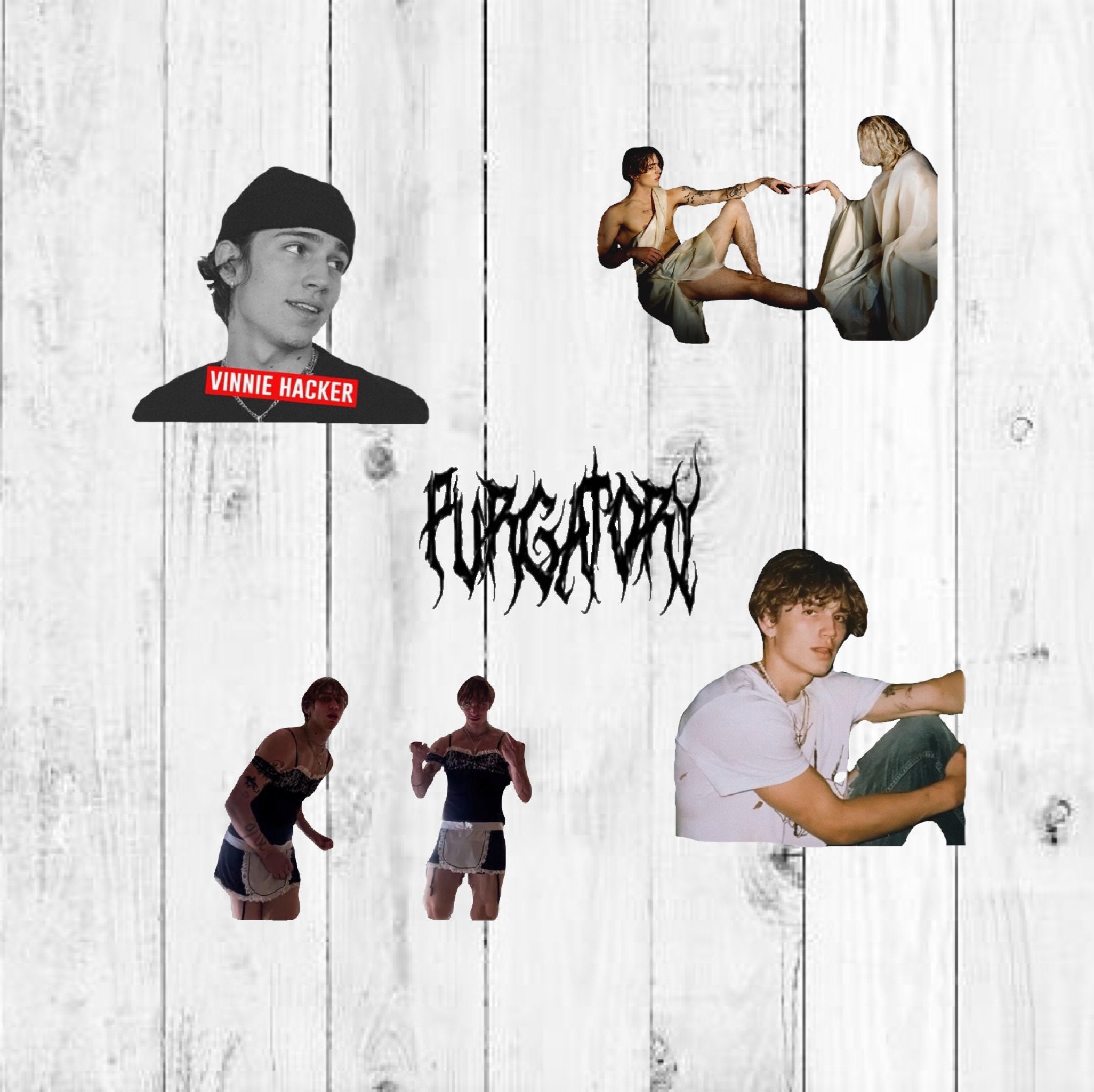 Vinnie Hacker PNG Digital Downloads Tiktoker Tiktok clip Etsy