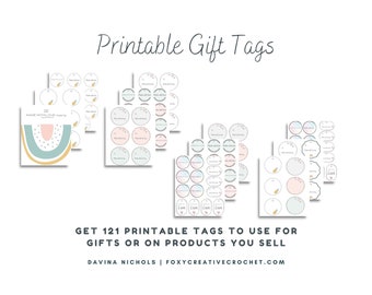 PRINTABLE GIFT TAGS | "Made with Love"
