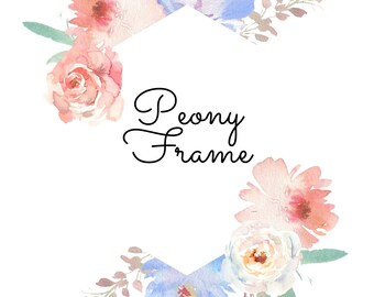 Aquarelle Fleurs Etsy