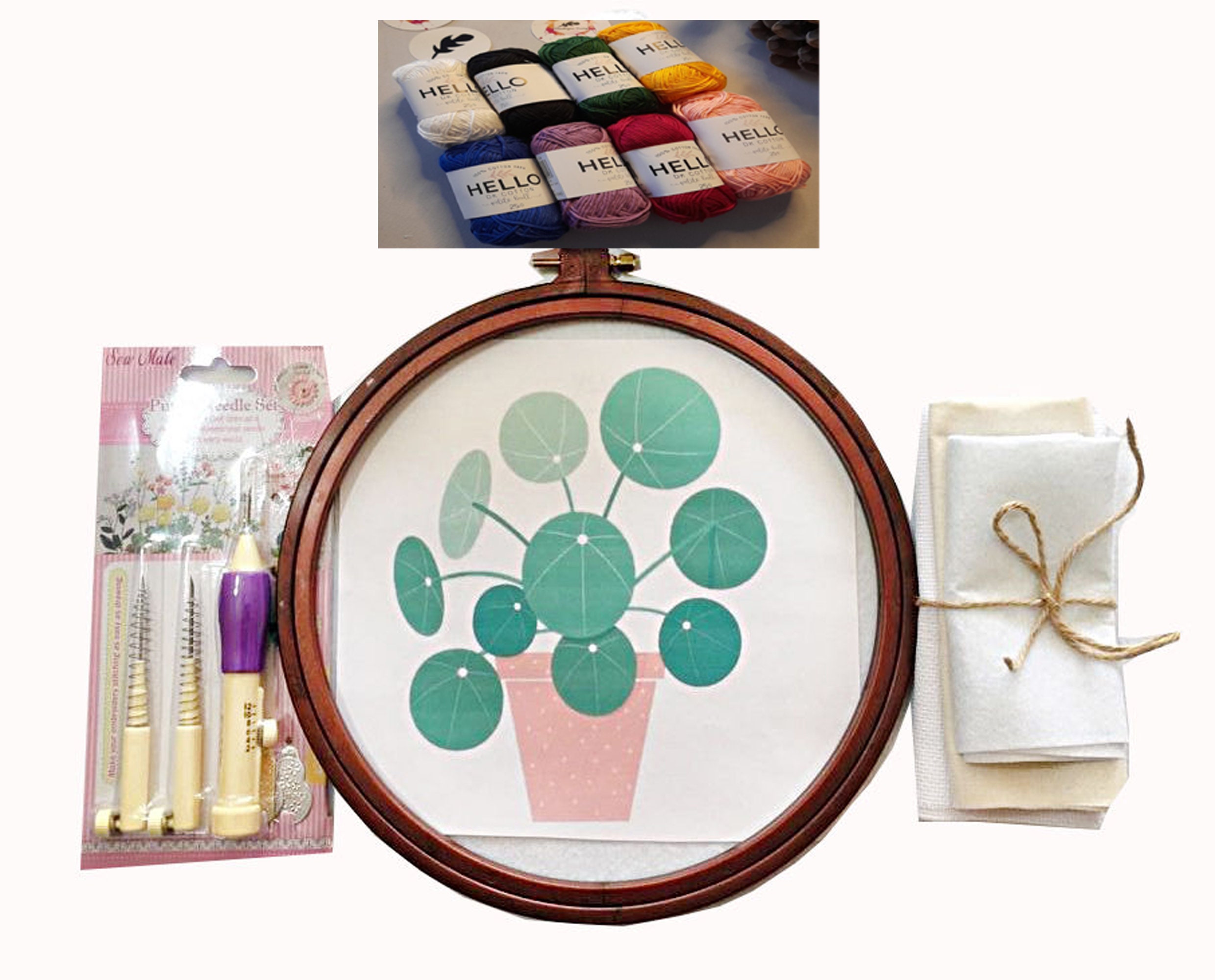 All Punch needle kit Starter kit Punch needle tutorial Rug Etsy