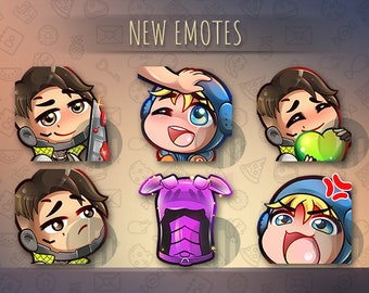 Twitch Design Emotes Badges Overlays Graphics By Moncsygraphics