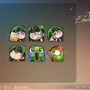Cute Twitch Emotes / Twitch Sub Emote  / Anime, Manga emotes, envious emote /