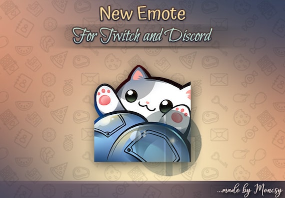 Bongo Chat Twitch Emotes Emotes Mignonnes Chat Chibi Pour Etsy