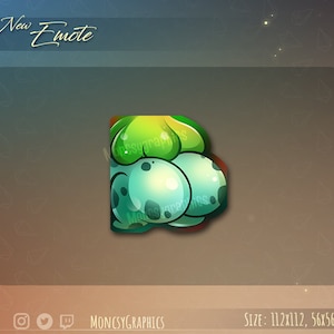 Twitch Emotes / Derpy booty Emote/ Twitch ass Sub emote
