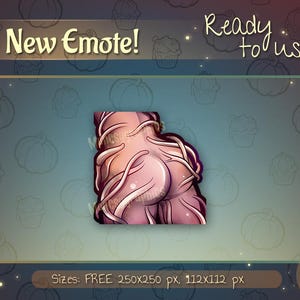 Cute DBD inspired Vecna Twitch emote / Dead by Daylight Vecna Inspired Emote