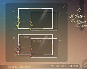 Autumn Leaves Webcam Frame Overlay: Stream Overlay (Digital Download)