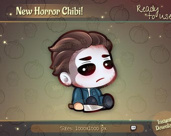 Twitch DBD Inspired Cute chibi figure for streamers / Dead by Daylight Inspired Michael Myers chibi/