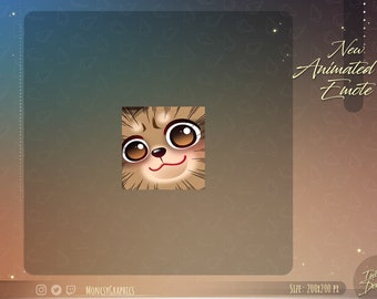 Animated Raccoon emote / Kawaii Raccoon animated twitch emote / Youtube emote / Cute Raccoon Animated Twitch emote