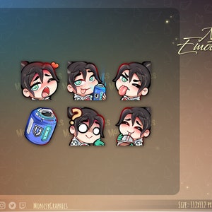 Twitch-Emotes // Süße Chibi-Emotes für Streamer