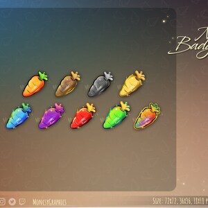 Easter Twitch Badges / Sub-Badges  / Bit-Badges / Twitch Design