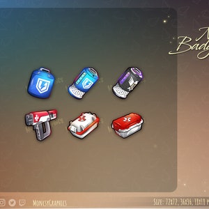 Twitch badges / badges for streamers / Streamer Twitch sub and cheer badges for your Stream