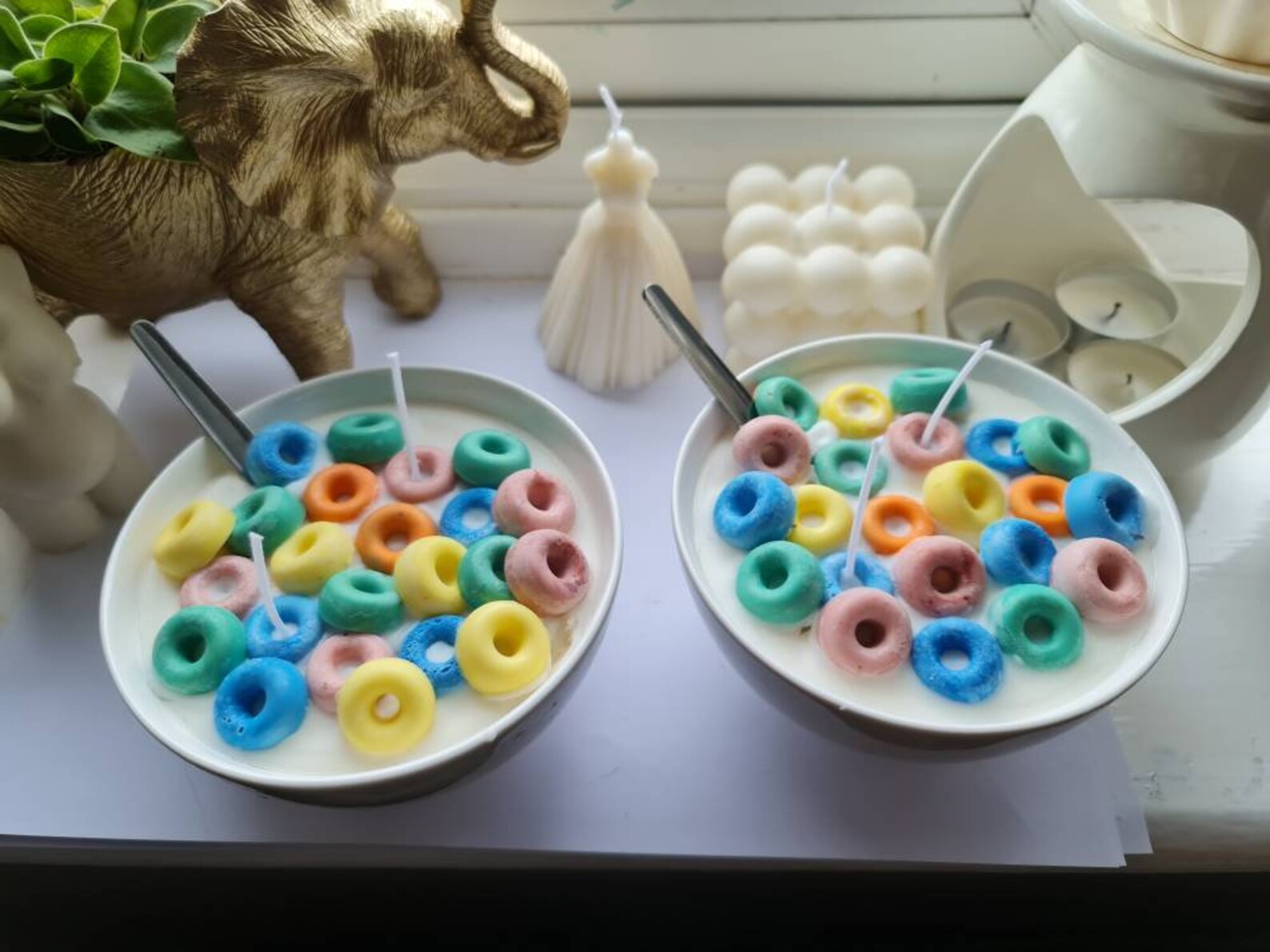 Fruit Loops Cereal Candle Etsy